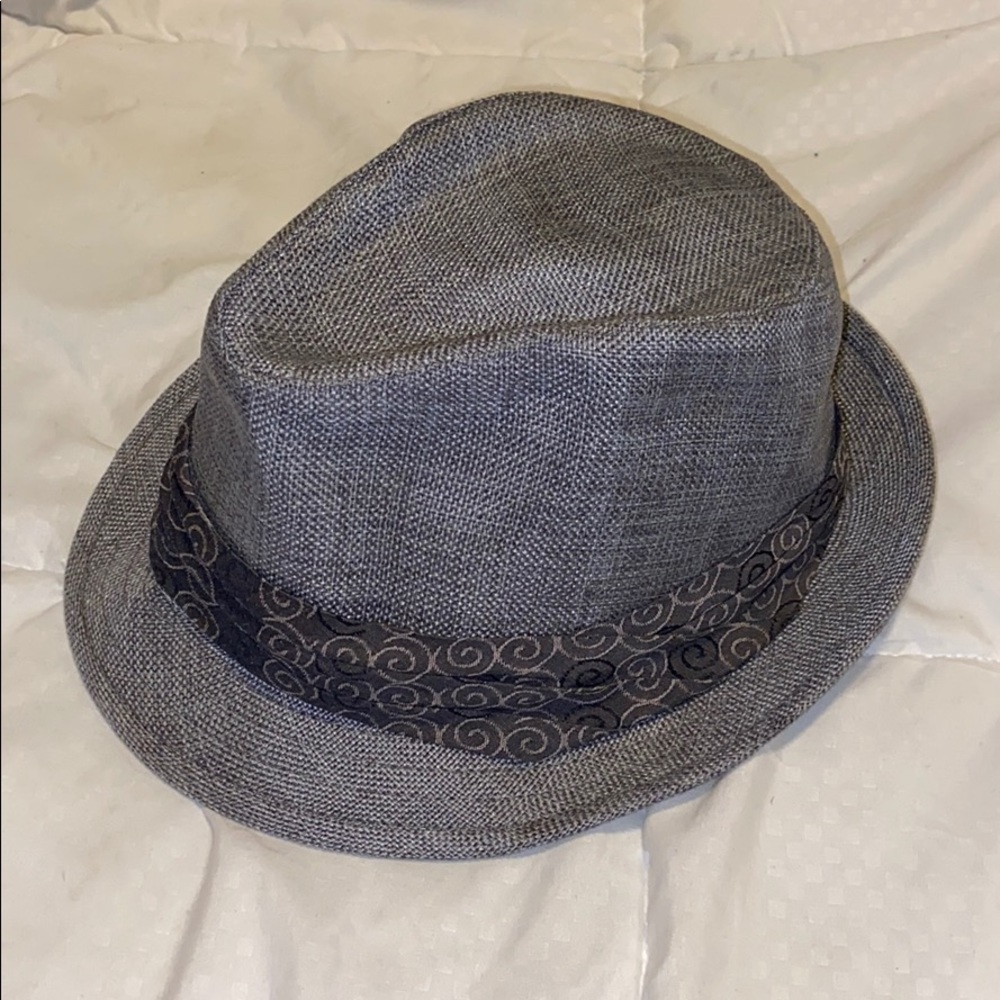 Grey Cappello Fedora Hat